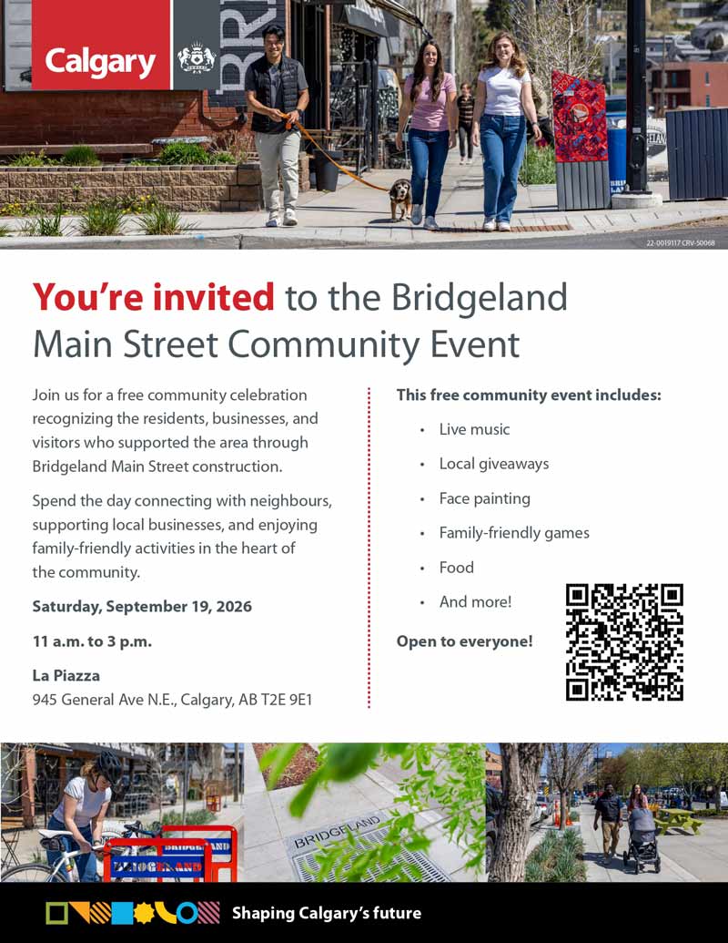 Bridgeland Main Street Community Event